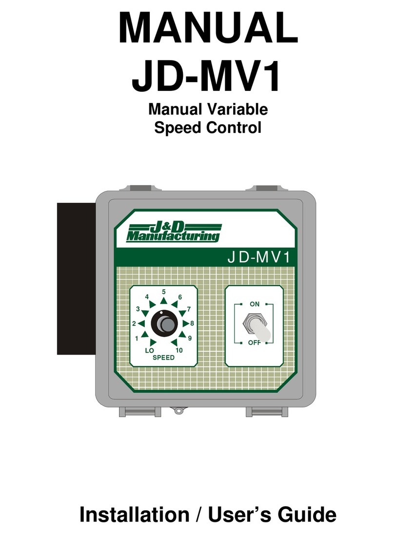 J&D MAnufacturing JD-MV1 Operation manual