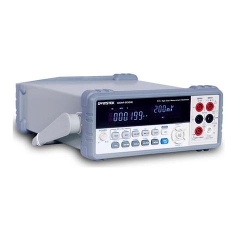 GW Instek GDM-8352 user manual