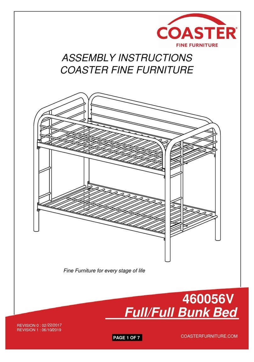 Coaster 460056V Assembly instructions Coaster 460056V Assembly instructions