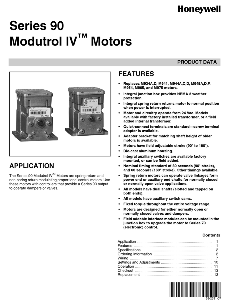 Honeywell Modutrol IV Series 90 manual