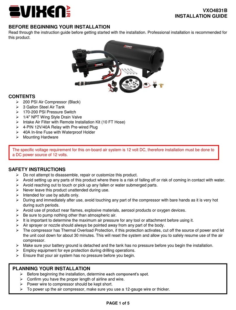 Vixen Horns VXO4831B User manual