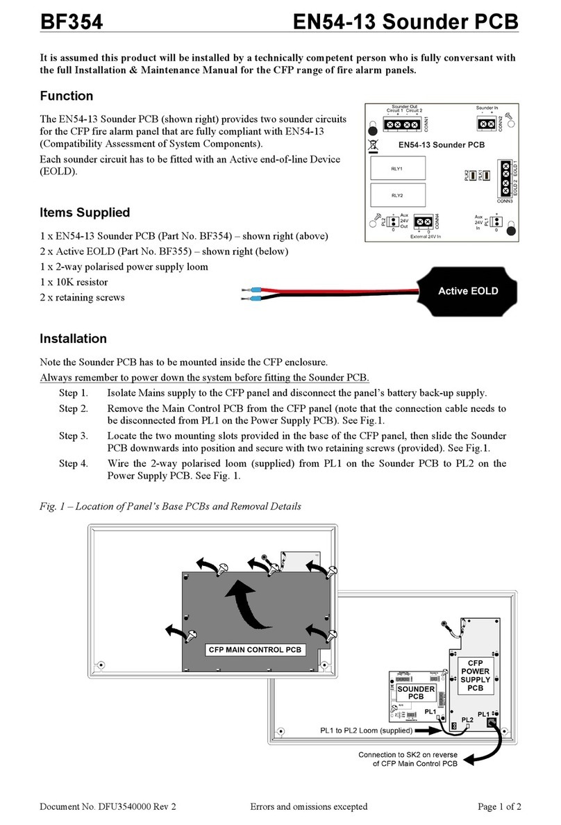 C-TEC EN54-13 User manual