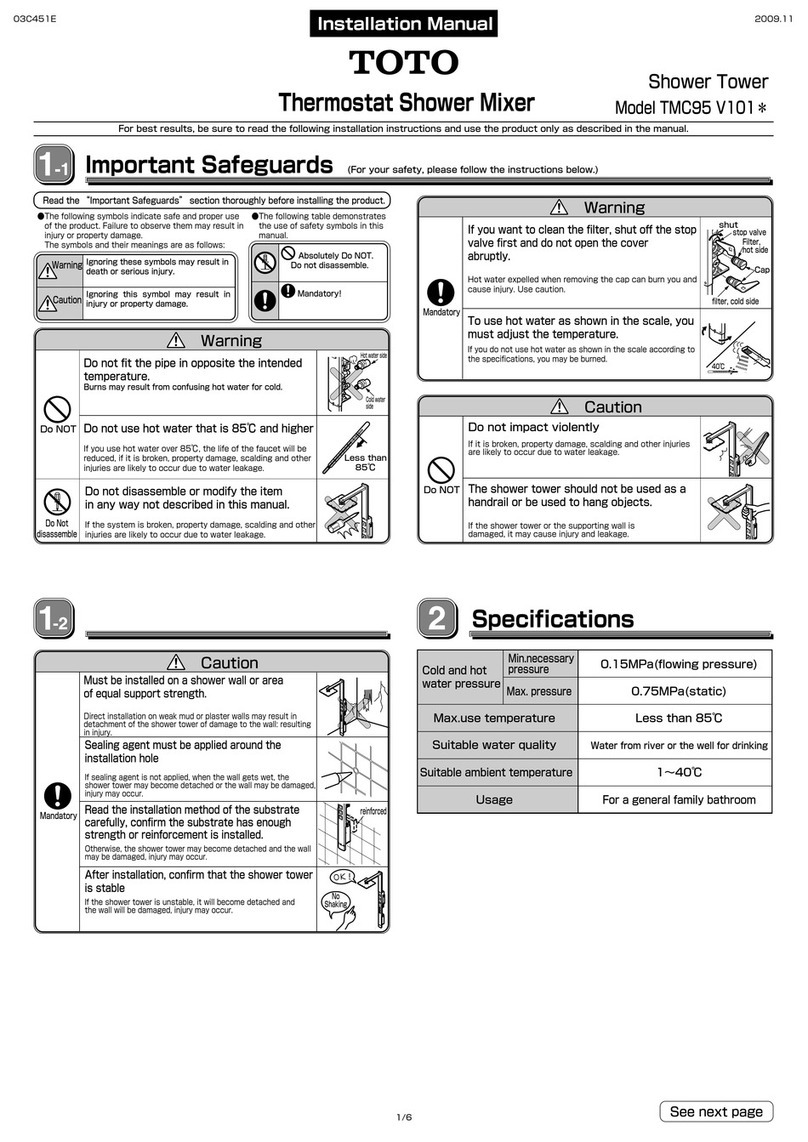 Toto TMC95 V101 User manual