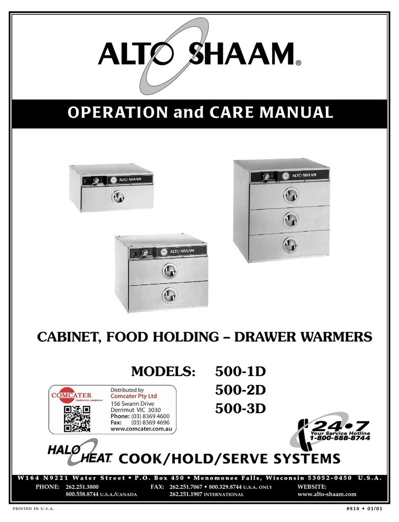 Alto-Shaam 500-1D User manual