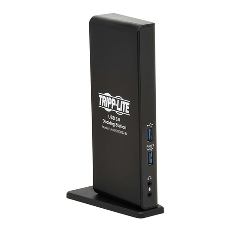 Tripp Lite U442-DOCK22-B User manual Tripp Lite U442-DOCK22-B User manual