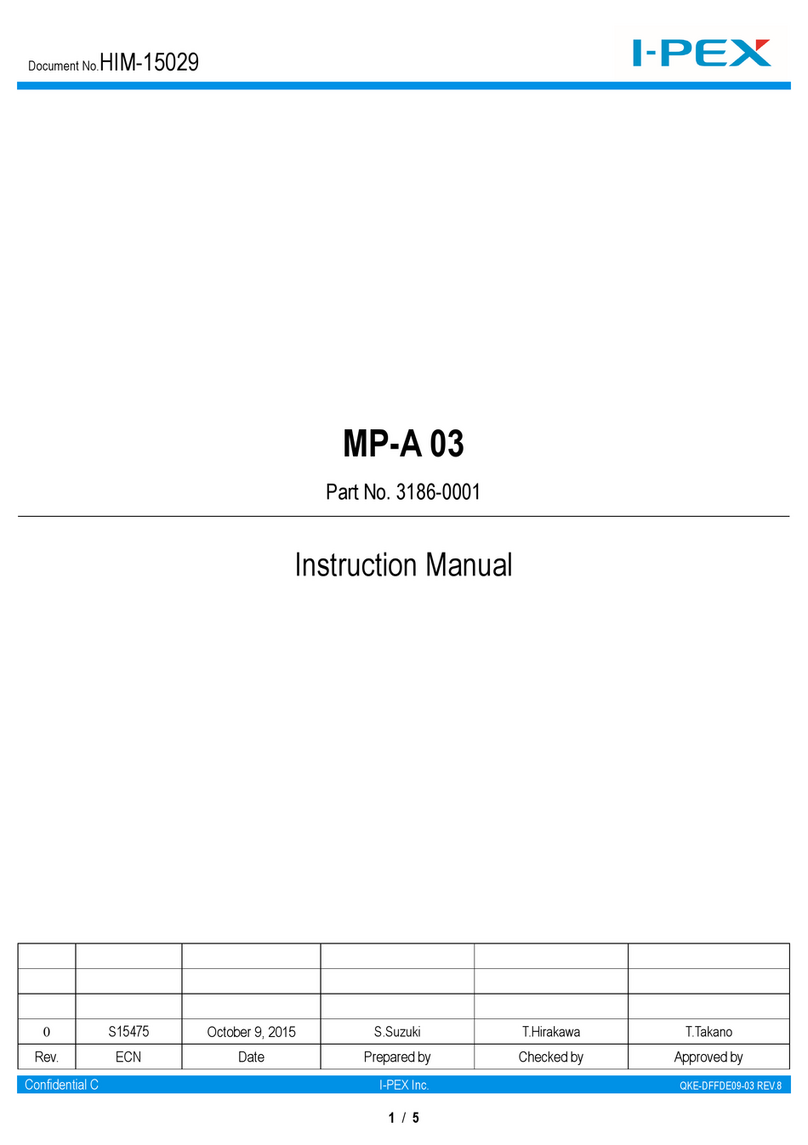 IPEX MP-A 03 User manual