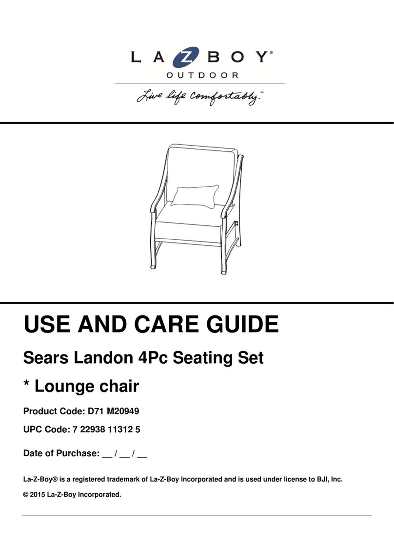 LAZBOY D71 M20949 User manual LAZBOY D71 M20949 User manual
