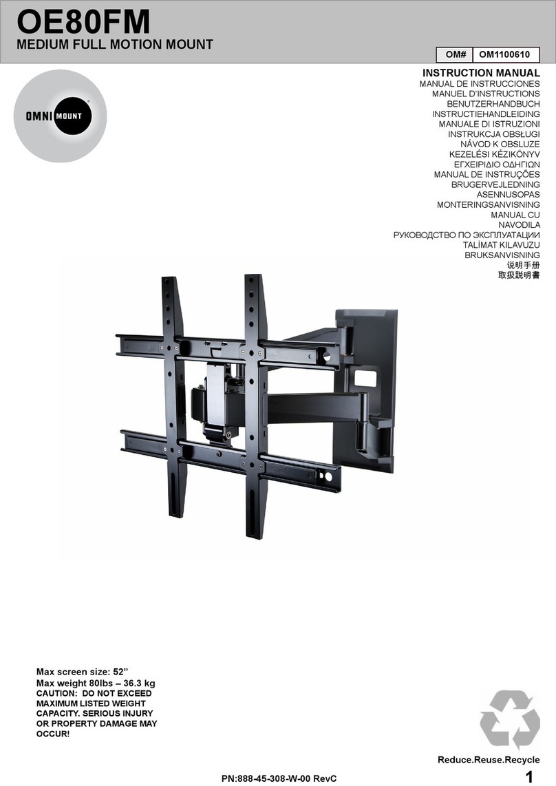 Omnimount OE80FM User manual