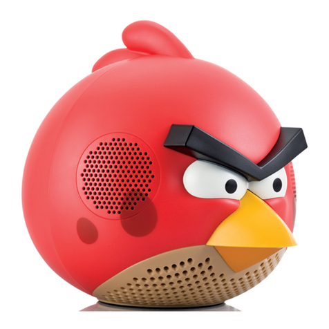 Gear4 Rovio Angry Birds Speaker quick start guide