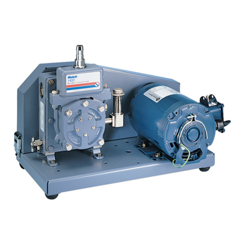 Gardner Denver Welch DUOSEAL 1400B-01 User manual