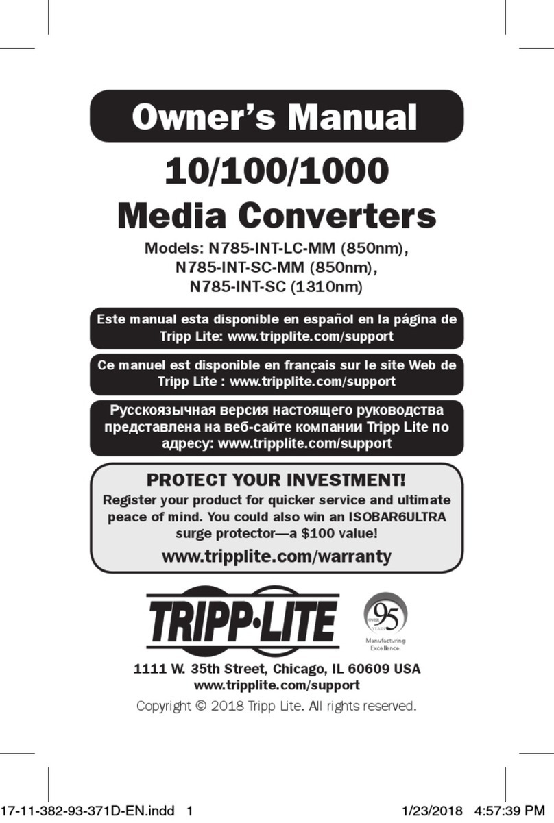 Tripp Lite N785-INT-LC-MM User manual
