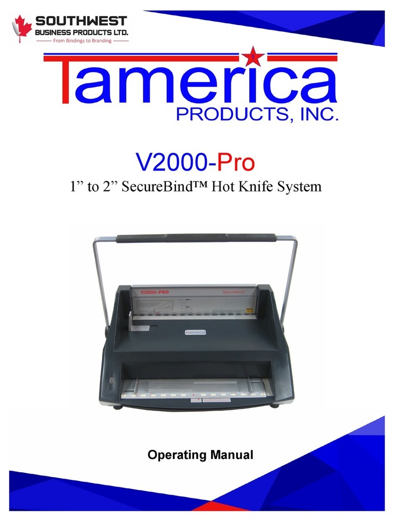 Tamerica SecureBind V2000-PRO operating manual