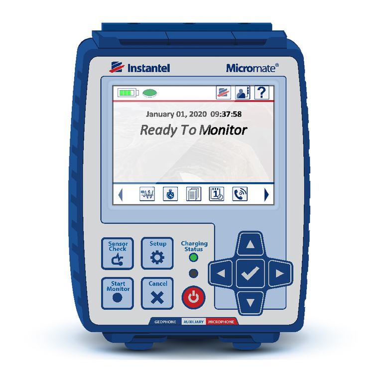 Instantel Micromate User manual
