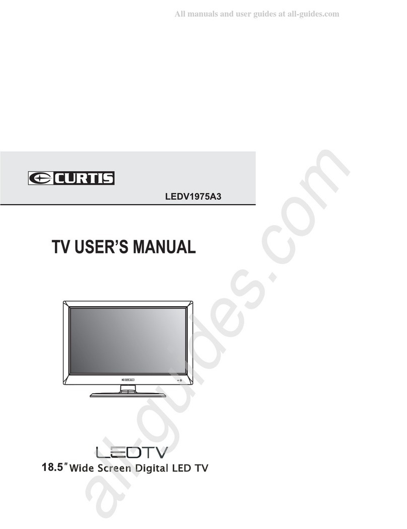 Curtis LEDV1975A3 User manual