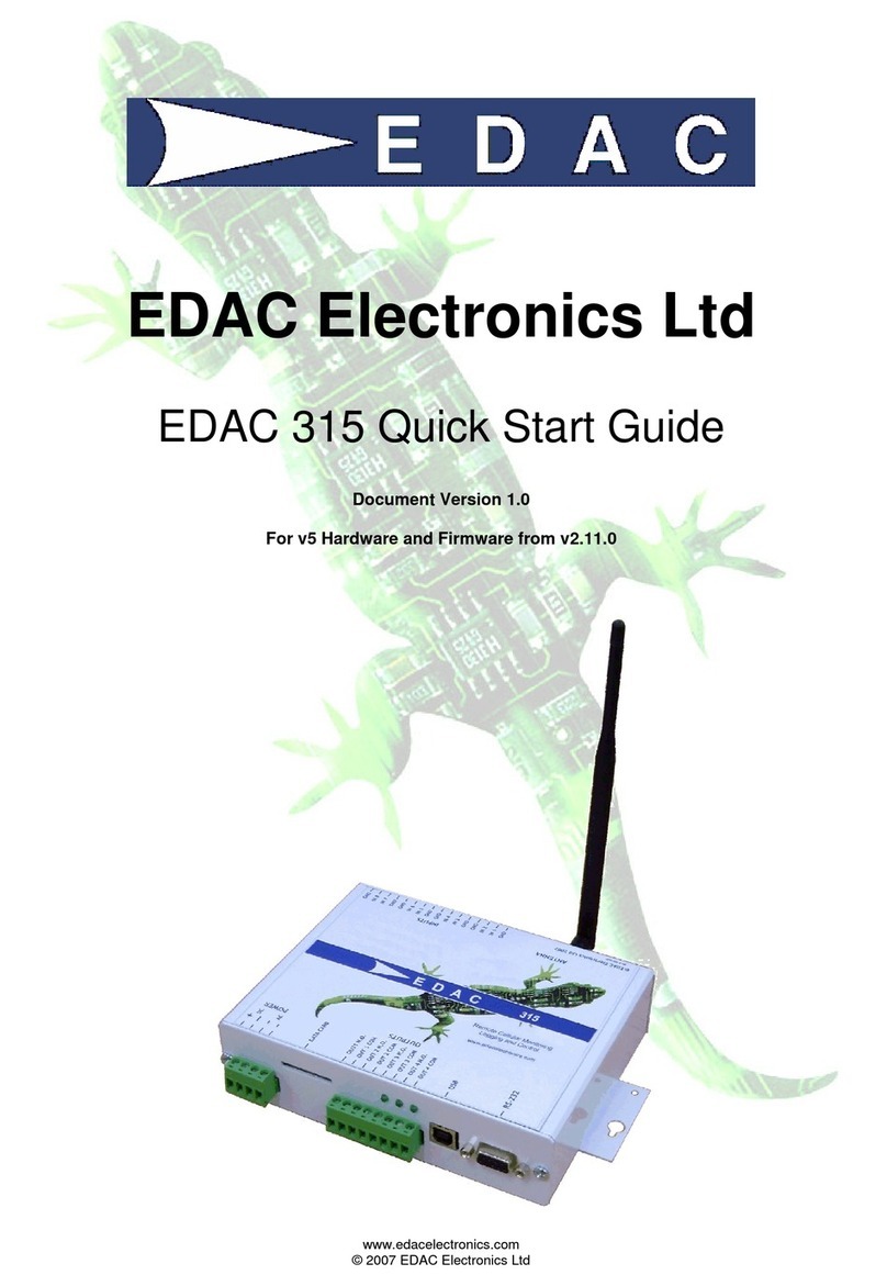 EDAC 315 quick start guide