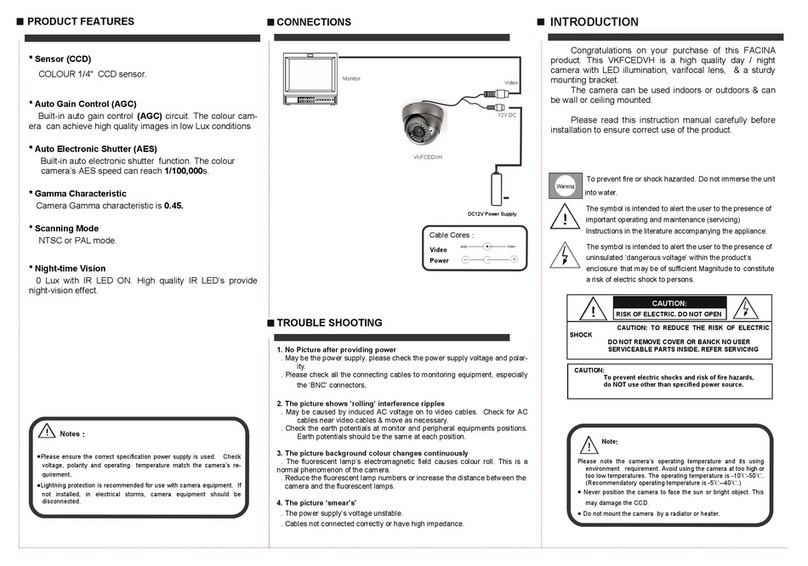 Facina VKFCEDVH user guide