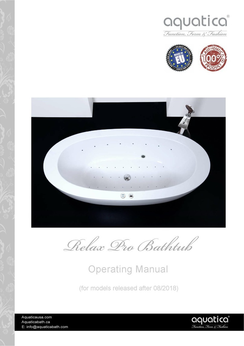 Aquatica Digital Relax Pro operating manual Aquatica Digital Relax Pro operating manual