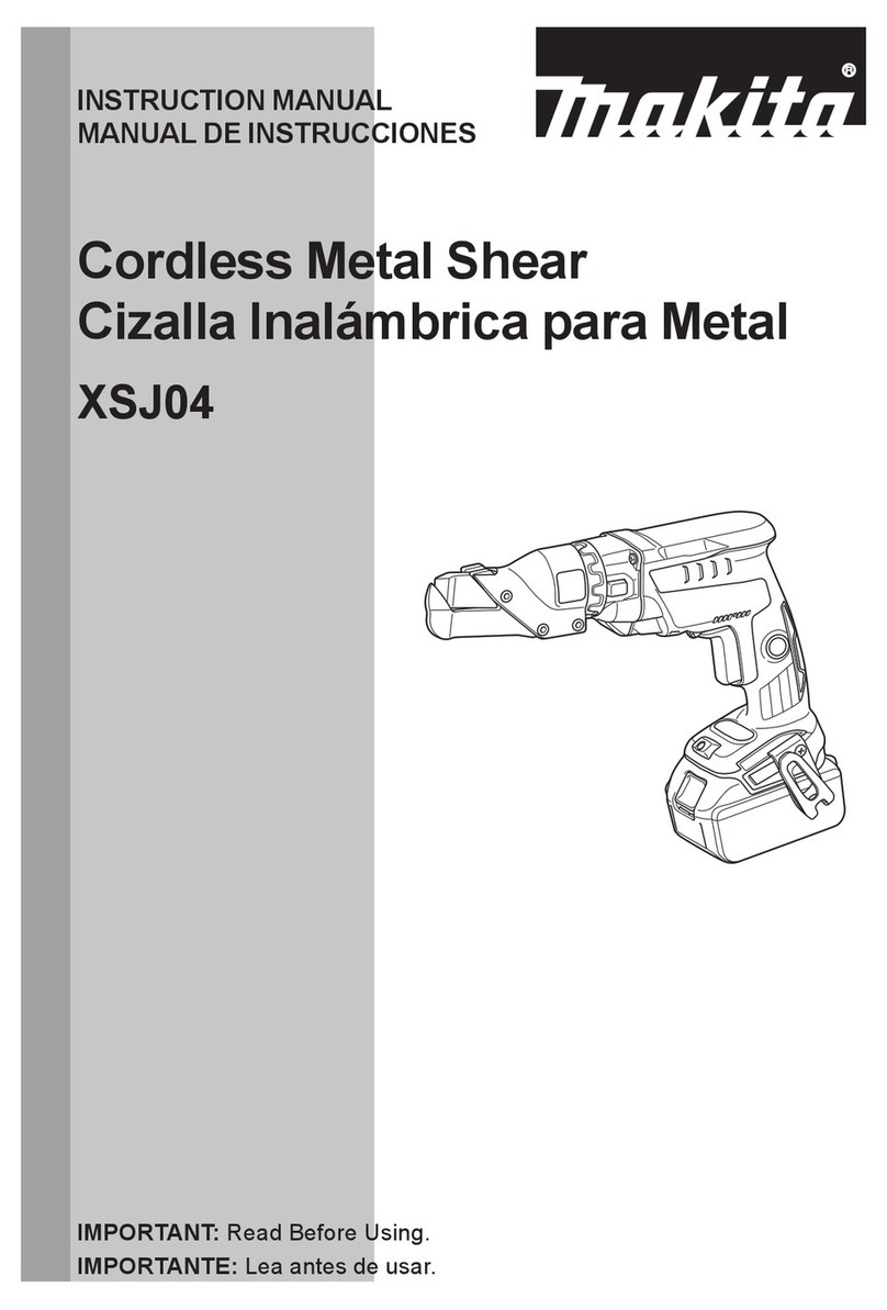 Makita XSJ04 User manual