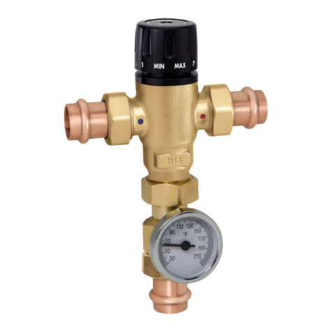 CALEFFI MixCal 521 Series Installation and commissioning manual