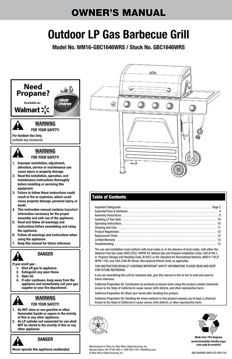 BlueRhino WM16-GBC1646WRS User manual