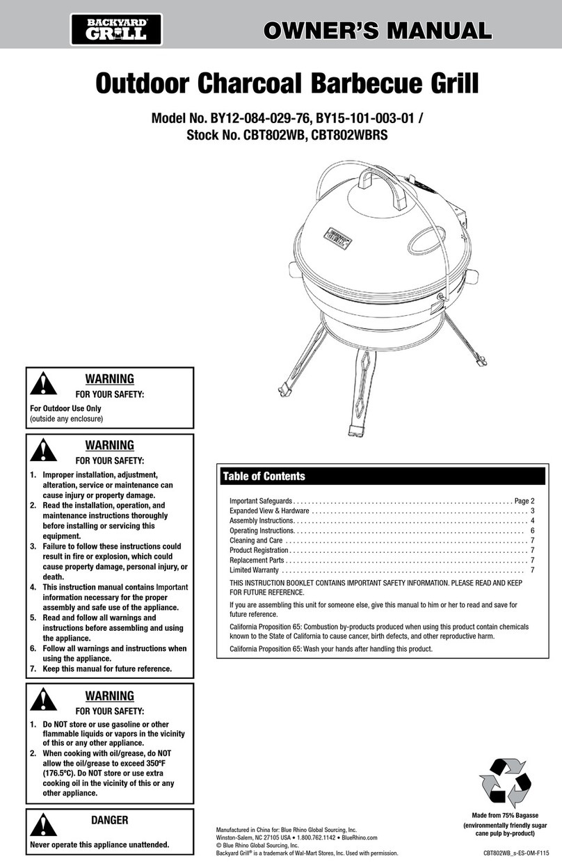 Backyard BY12-084-029-76 owner's manual