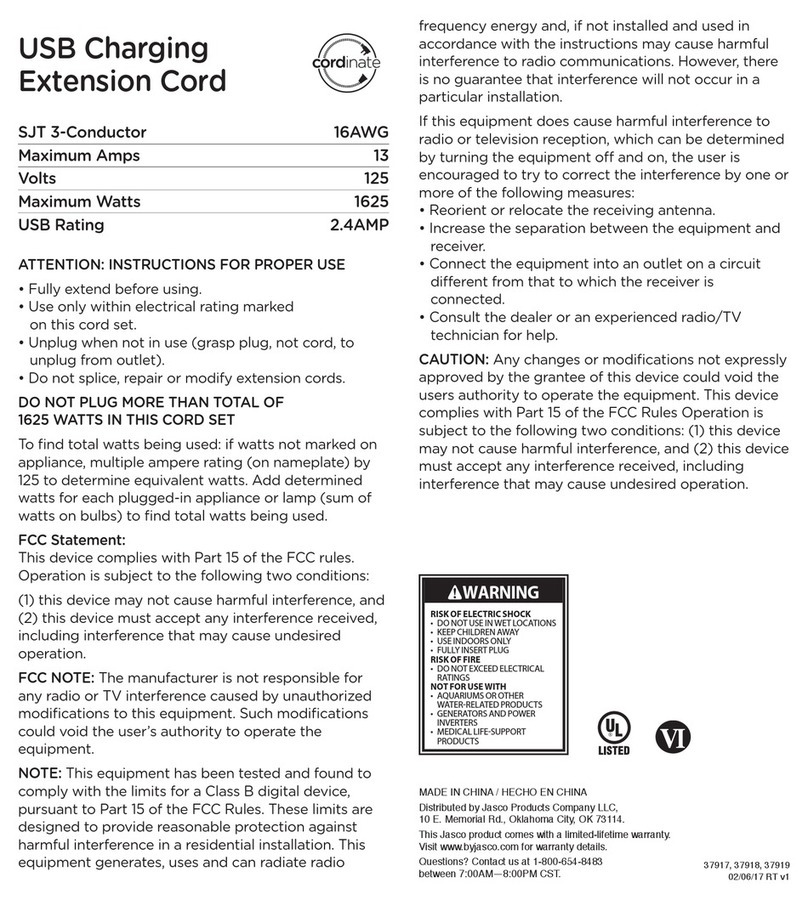 Jasco cordinate 37917 user manual
