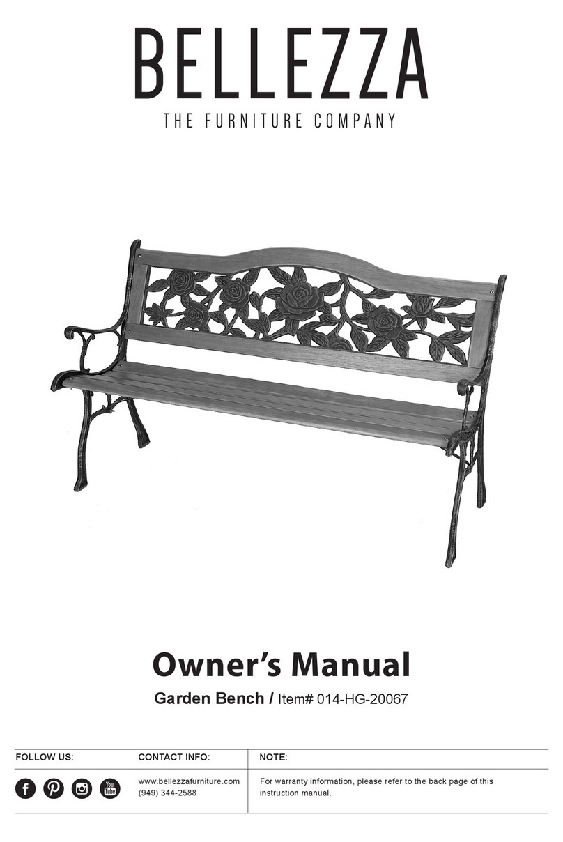 Bellezza 014-HG-20067 owner's manual
