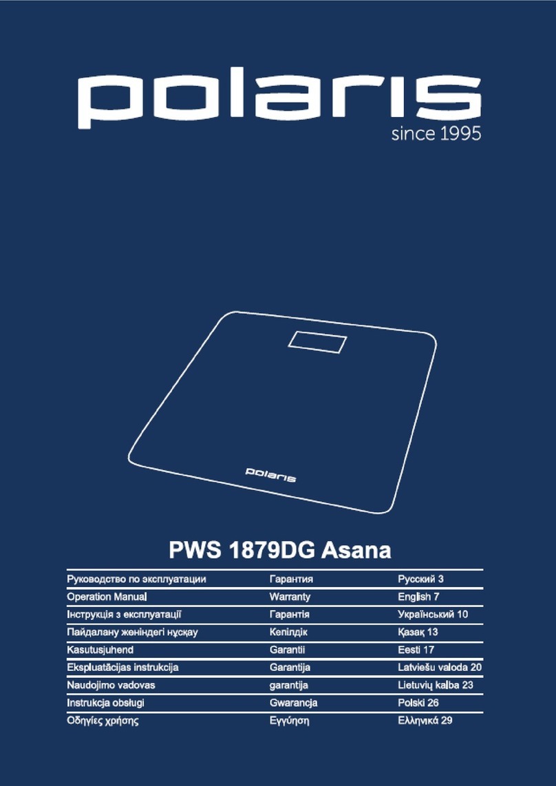 Polaris PWS 1879DG Asana User manual