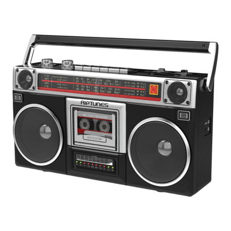 RIP TUNES RACR-510BT instruction manual
