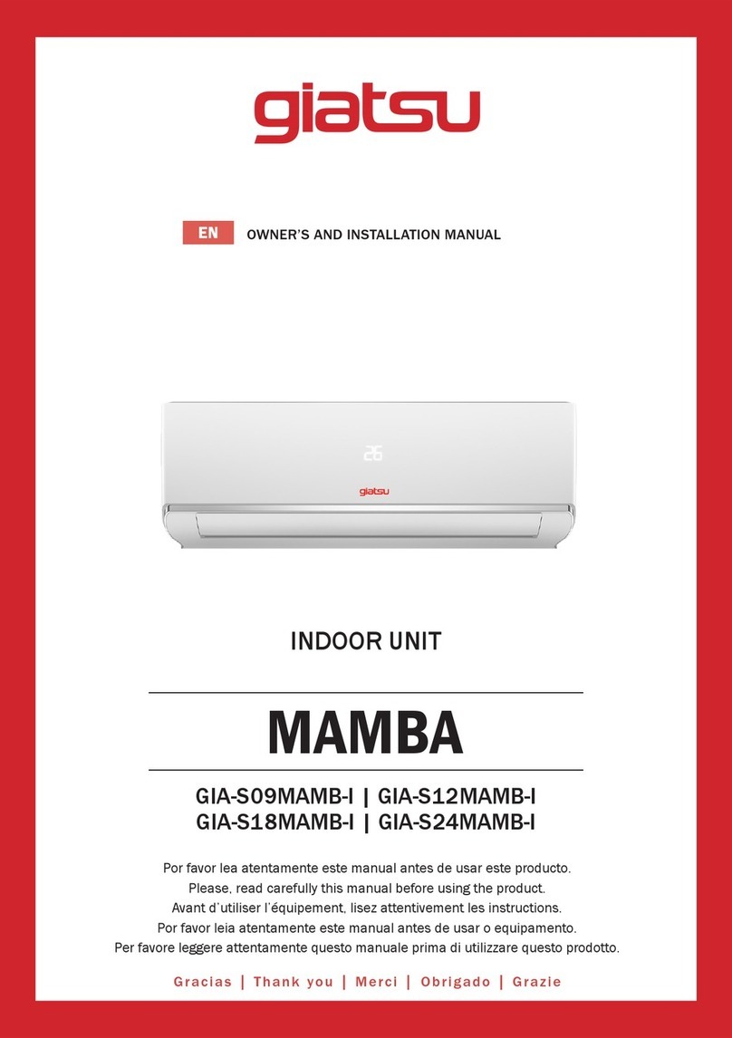 Giatsu MAMBA GIA-S09MAMB-I Service manual