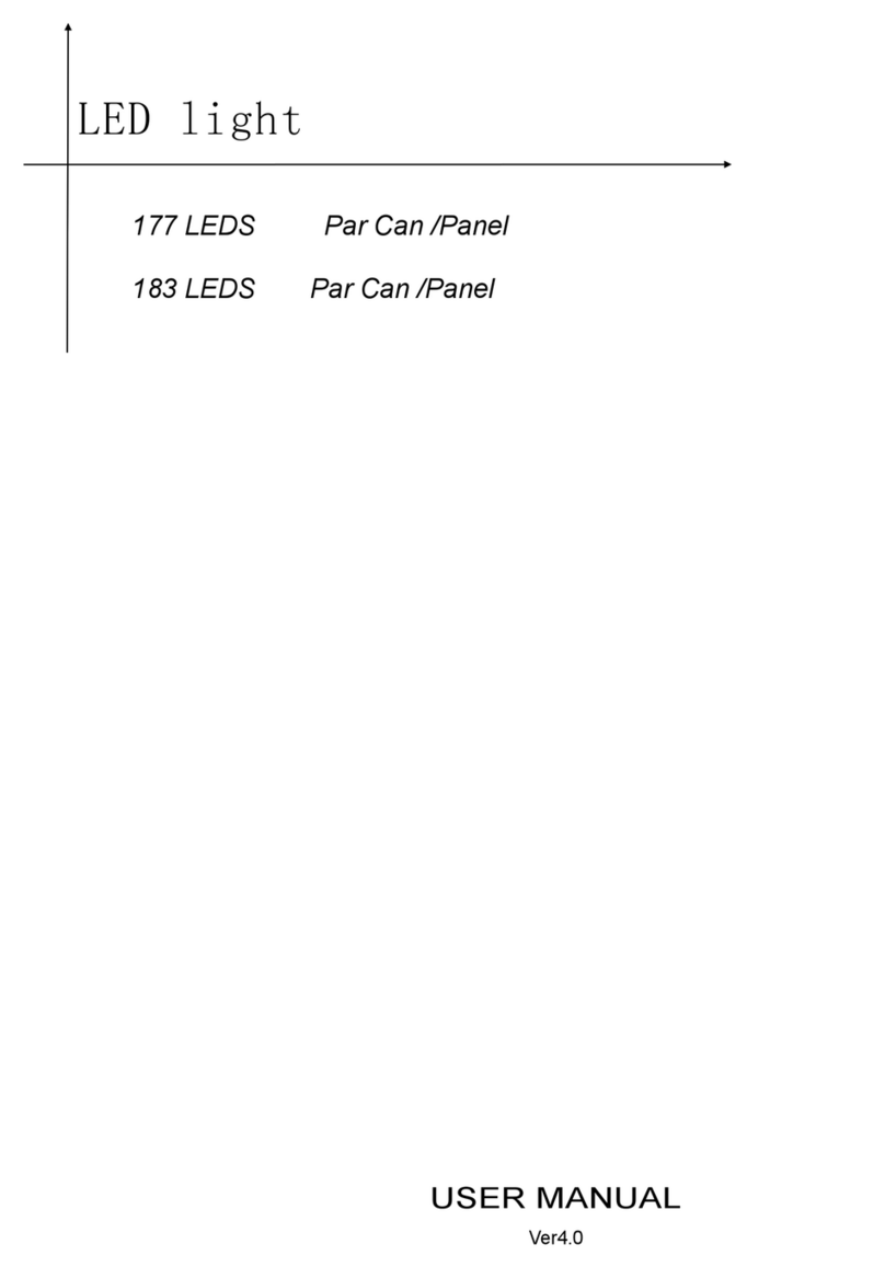 Lucas Led Par Led Slim 183 user manual
