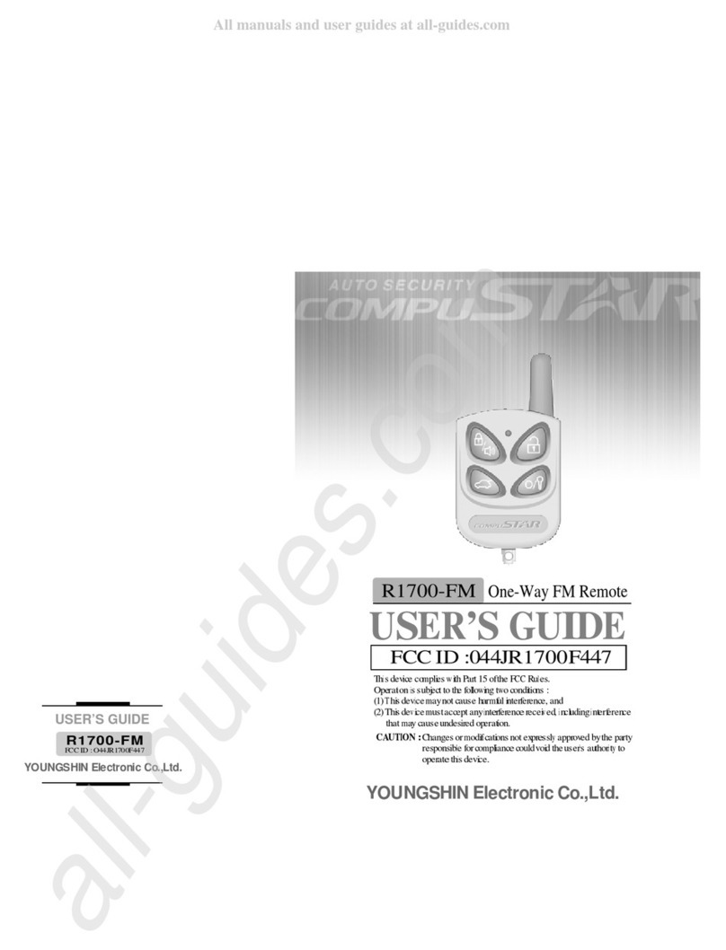 CompuSTAR R1700-FM User manual CompuSTAR R1700-FM User manual
