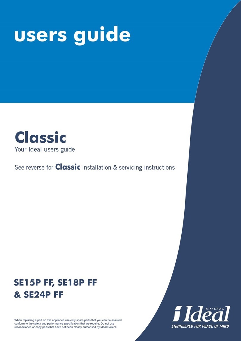 Ideal Boilers CLASSIC SE FF User manual