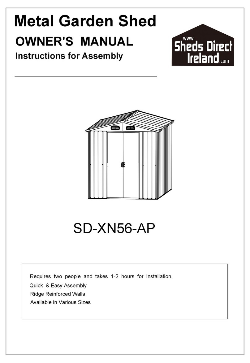 Sheds Direct Ireland SD-XN56-AP owner's manual