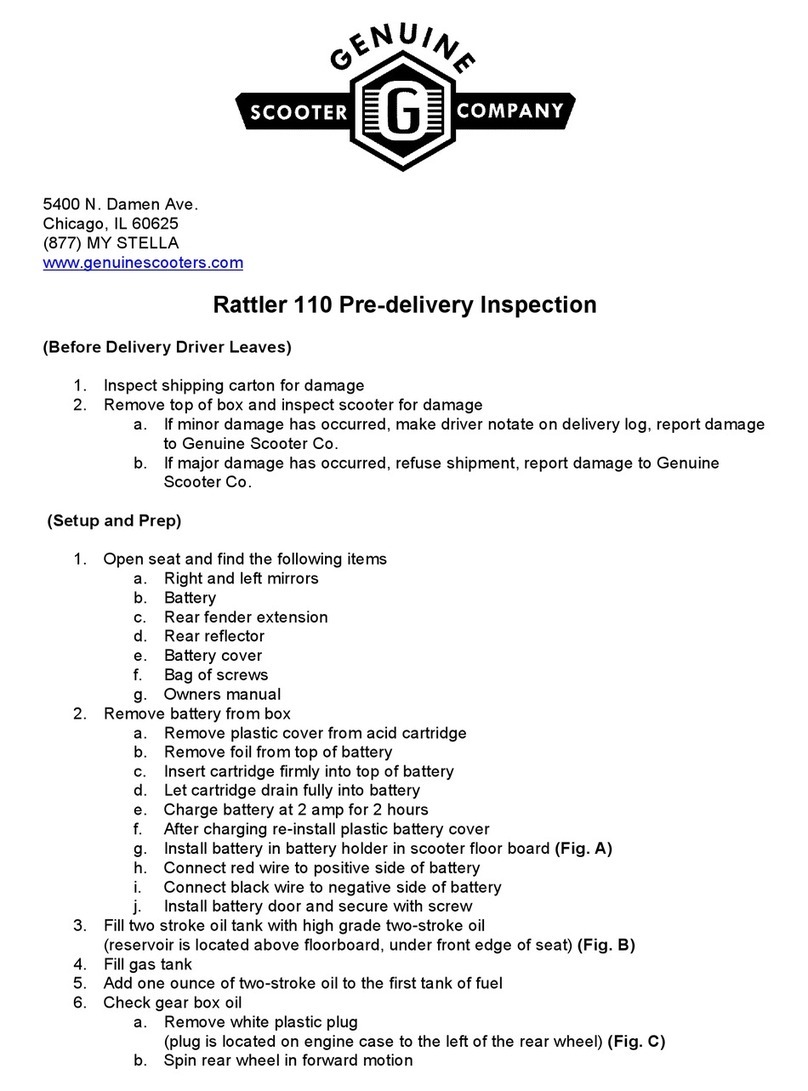 Genuine Scooter Company Rattler 110 quick start guide