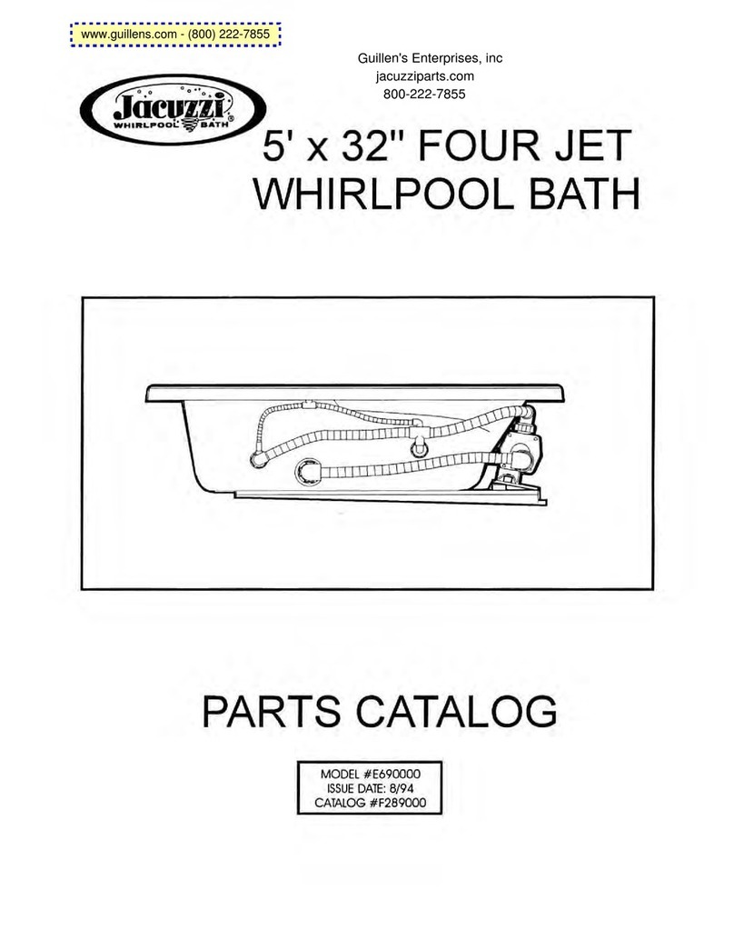 Jacuzzi E690000 User manual Jacuzzi E690000 User manual