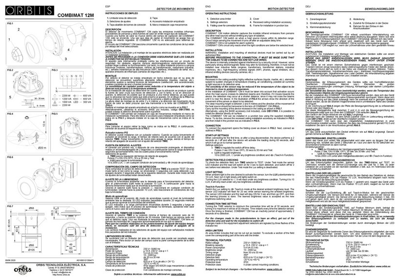 Orbis COMBIMAT 12M User manual