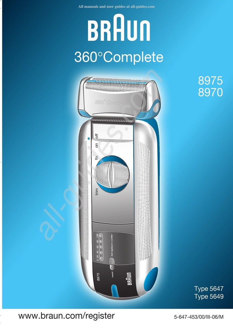 Braun 360 complete User manual