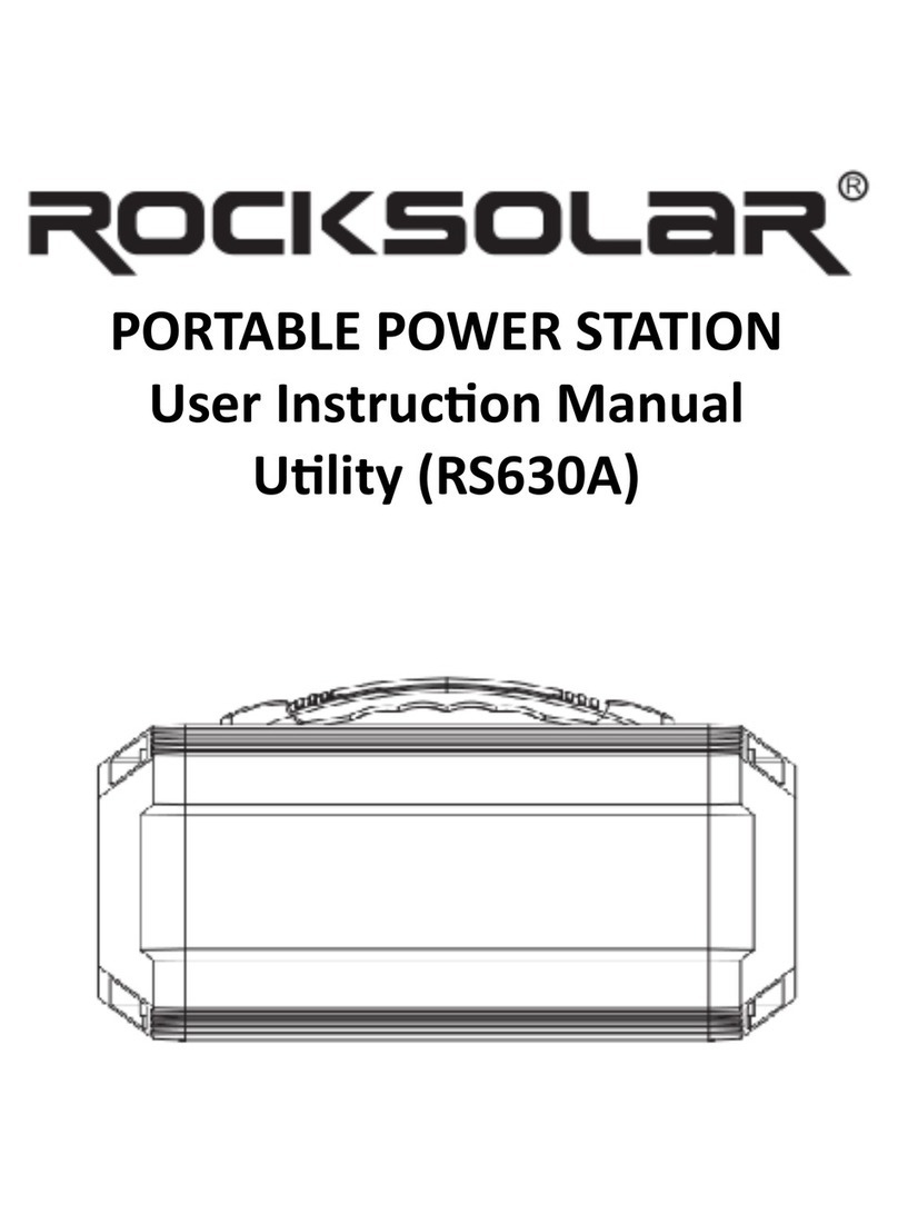 ROCKSOLAR Utility RS630A User instruction manual