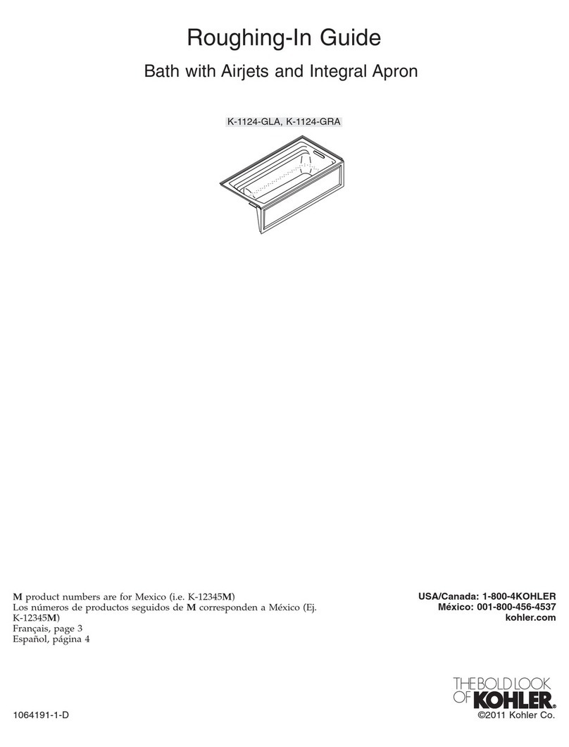 Kohler K-1124-GLA Quick start guide
