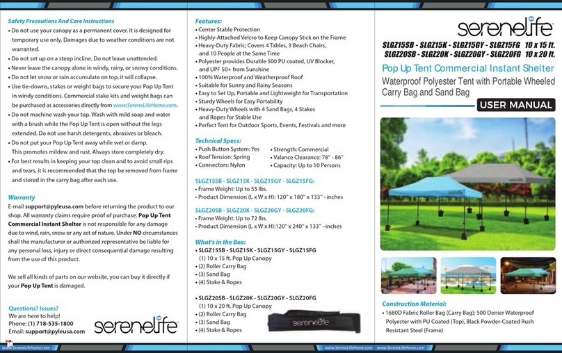 SereneLife SLGZ15SB user manual
