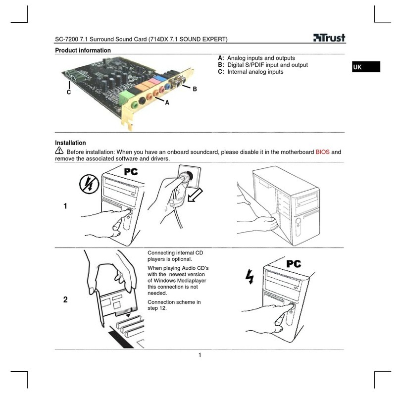 Trust SC-7200 User manual