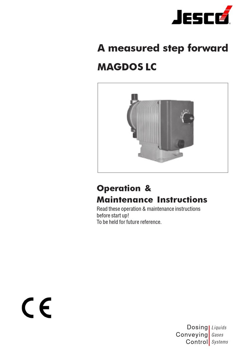 Jesco MAGDOS LC 2 Operation & maintenance instructions