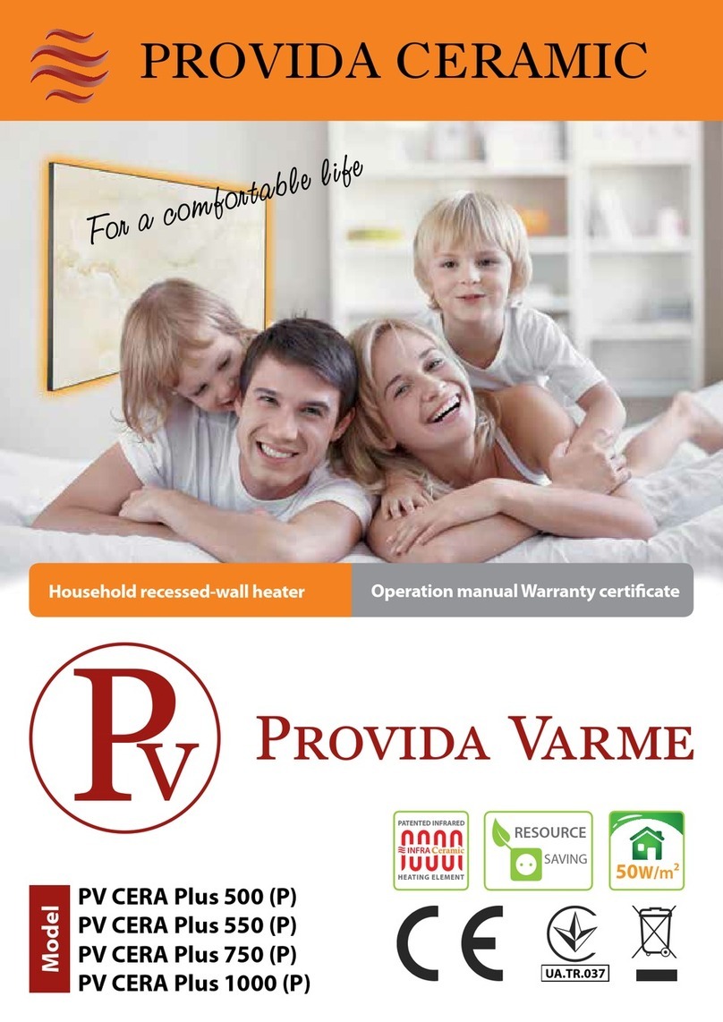 ProVida PV CERA PLUS 500 User manual
