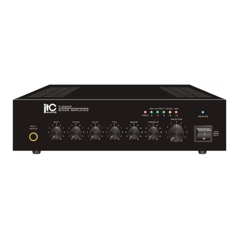 ITC Audio T-20AP User manual