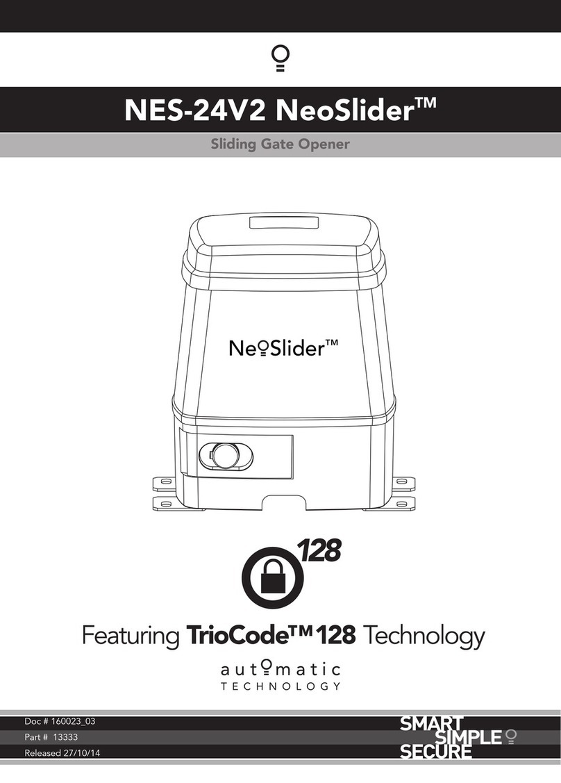 Automatic Technology NeoSlider NES-24V2 User manual