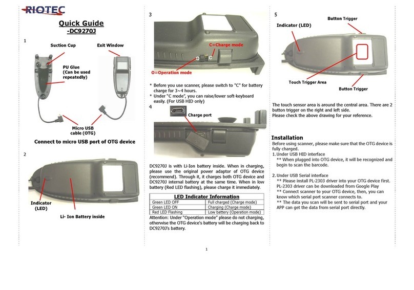 RIOTEC DC9270J User manual