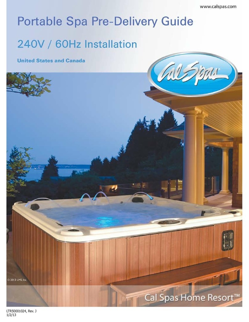 Calspas Cal Spas Home Resort User manual
