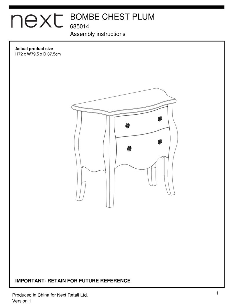 Next 685014 Assembly instructions