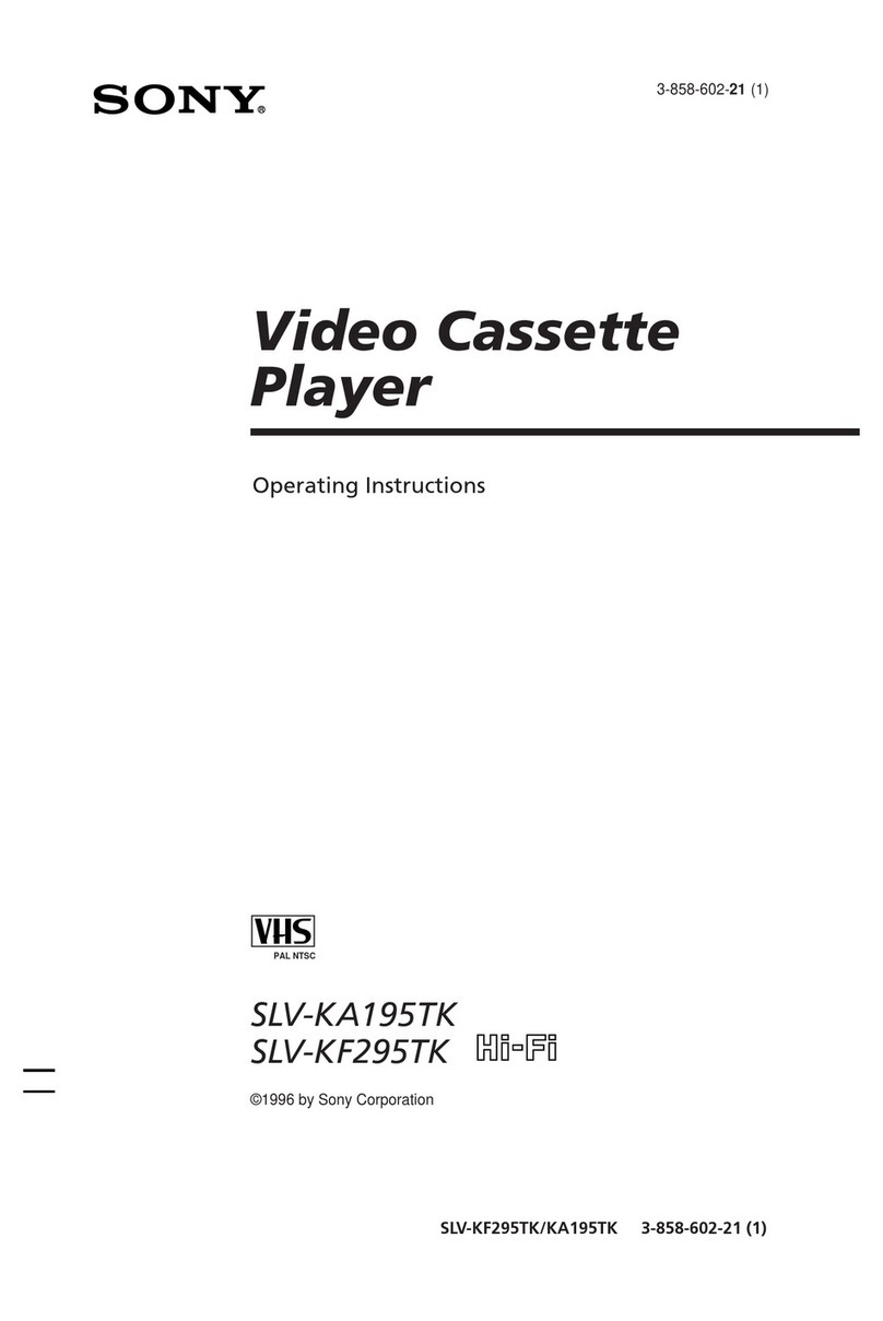 Sony SLV-KA195TK User manual